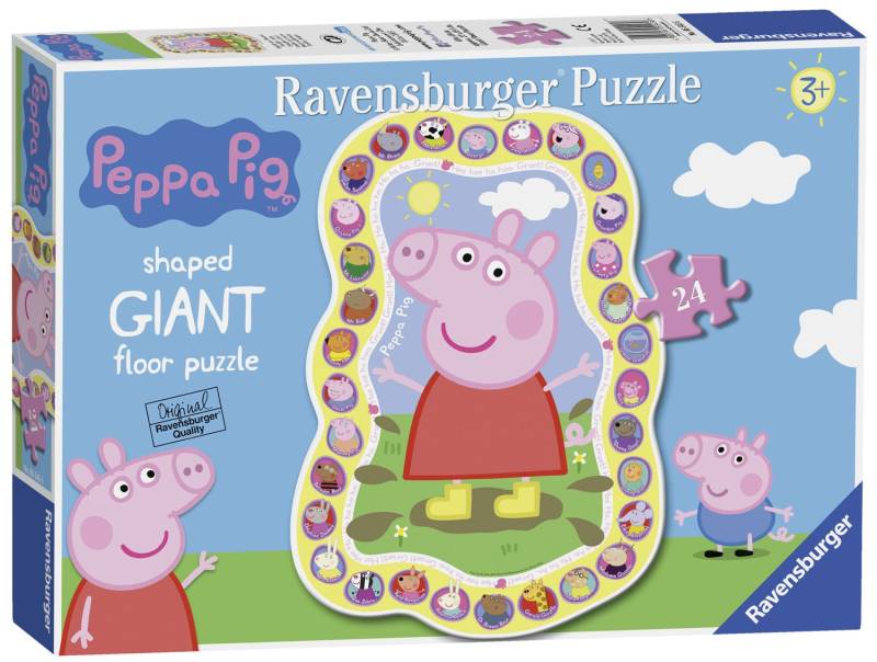 Ravensburger Bodenpuzzle Peppa Wutz, 24 Teile von Ravensburger