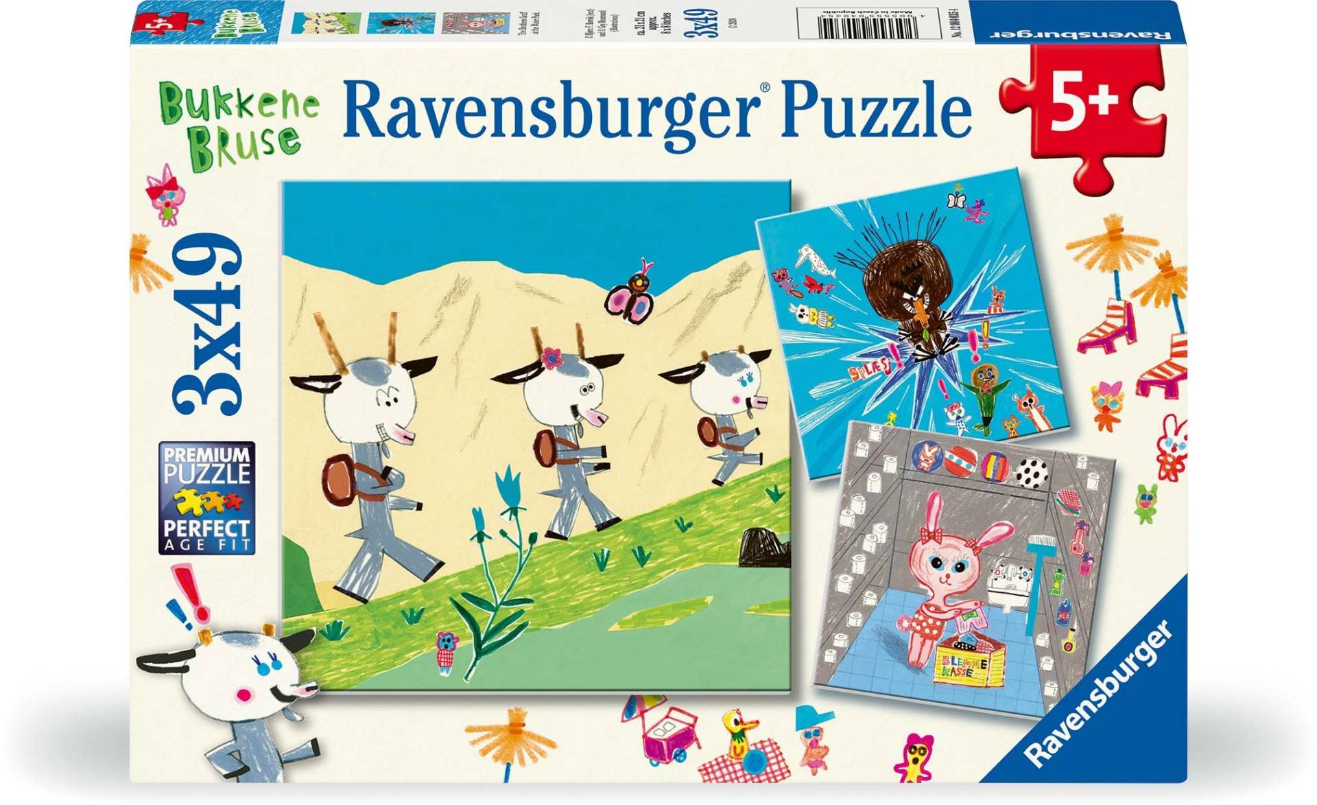 Ravensburger Bukkene Bruse Puzzles 3x49 Teile Ravensburger Bukkene Bruse Puzzles 3x49 Teile von Ravensburger