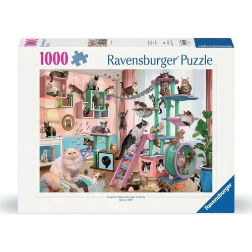 Ravensburger Cat Tree Heaven 1000 Teile Puzzle für Erwachsene – 12000875 – Handgefertigtes Werkzeug, Made in Germany, jedes Teil zusammen Ravensburger Cat Tree Heaven 1000 Teile Puzzle für Erwachsene – 12000875 – Handgefertigtes Werkzeug, Made in Germany, jedes Teil zusammen von Ravensburger