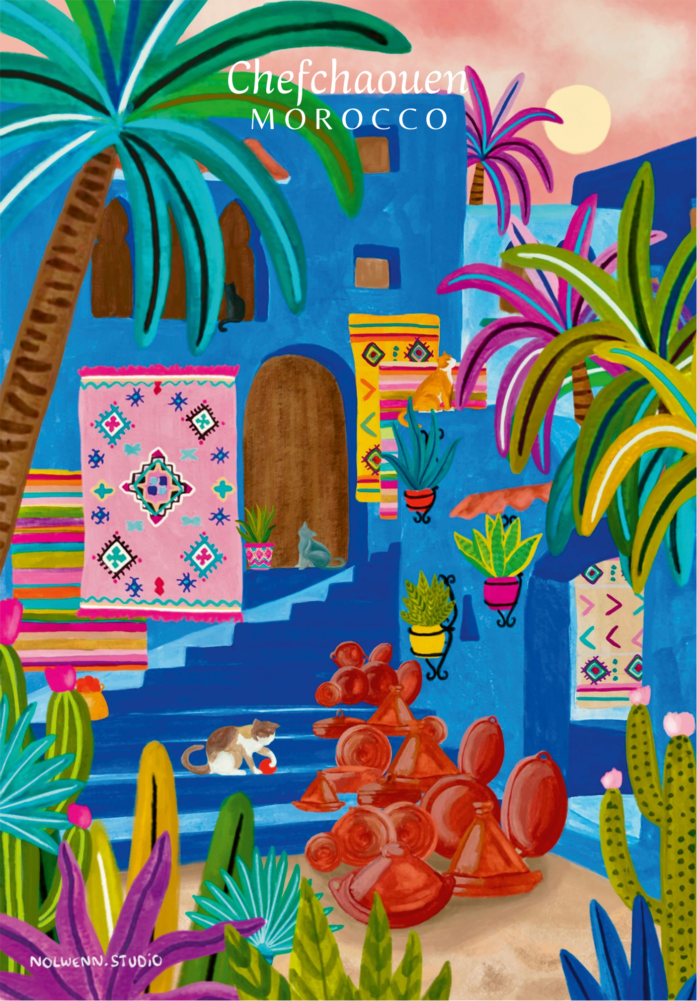 Ravensburger Chefchaouen, Marokko 99 Teile Puzzle Ravensburger-01775 von Ravensburger