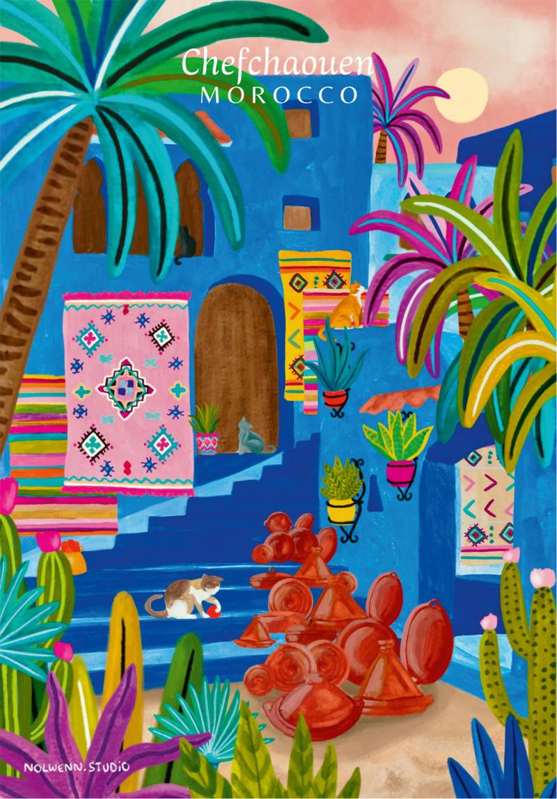 Ravensburger Chefchaouen, Marokko 99 Teile Puzzle Ravensburger-01775 Ravensburger Chefchaouen, Marokko 99 Teile Puzzle Ravensburger-01775 von Ravensburger