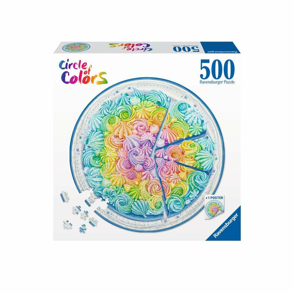 Ravensburger Circle Of Colors Rainbow Cake Puzzle 500 Teile von Ravensburger