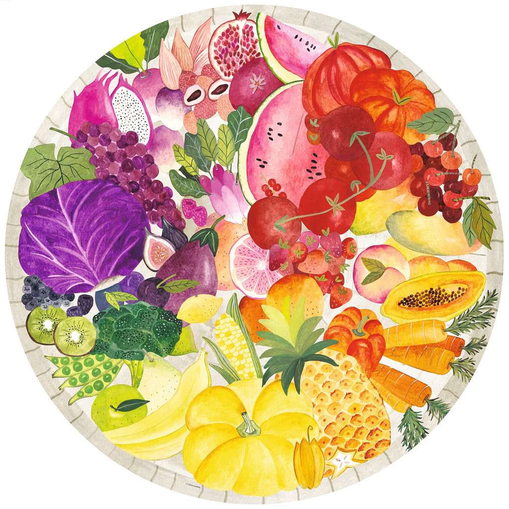 Ravensburger Circle of Colors - Fruits and Vegetables 500 Teile Puzzle Ravensburger-17169 Ravensburger Circle of Colors - Fruits and Vegetables 500 Teile Puzzle Ravensburger-17169 von Ravensburger