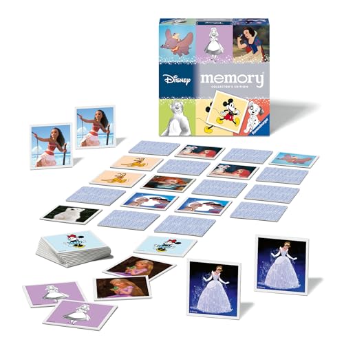 Ravensburger Collector's memory® Walt Disney - 27378 - Das weltbekannte Gedächtnisspiel mit schimmernden Bildkarten - einzigartiges memory® für große und kleine Disney-Fans, Disney Geschenk von Ravensburger