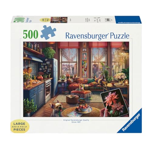 Erwachsenenpuzzle 500 Large Format Teile - Cozy Boho Studio Erwachsenenpuzzle 500 Large Format Teile - Cozy Boho Studio von Ravensburger