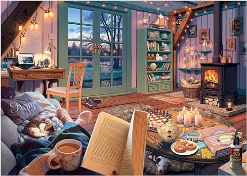 Ravensburger Puzzle - Gemütliche Leseecke - 500 Teile Gold Edition von Ravensburger