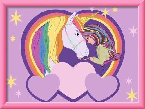 Ravensburger CreArt - Malen nach Zahlen 25892 - Unicorn Academy: Sophia & Wildstar - ab 9 Jahren von Ravensburger