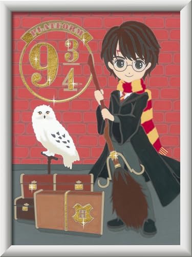 Ravensburger CreArt 20163 - Abfahrt nach Hogwarts - Malen nach Zahlen Harry Potter für Kinder ab 9 Jahre, Malset mit Rahmen, Pinsel und Acrylfarben, Geschenk für Mädchen und Jungen Ravensburger CreArt 20163 - Abfahrt nach Hogwarts - Malen nach Zahlen Harry Potter für Kinder ab 9 Jahre, Malset mit Rahmen, Pinsel und Acrylfarben, Geschenk für Mädchen und Jungen von Ravensburger
