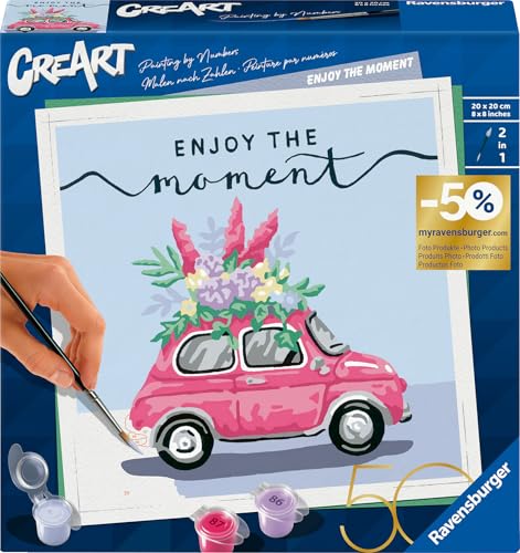 Ravensburger CreArt 23935 - Enjoy The Moment - Malen nach Zahlen Erwachsene - ab 12 Jahren - Jubiläum 50 Jahre Blaues Dreieck Ravensburger CreArt 23935 - Enjoy The Moment - Malen nach Zahlen Erwachsene - ab 12 Jahren - Jubiläum 50 Jahre Blaues Dreieck von Ravensburger