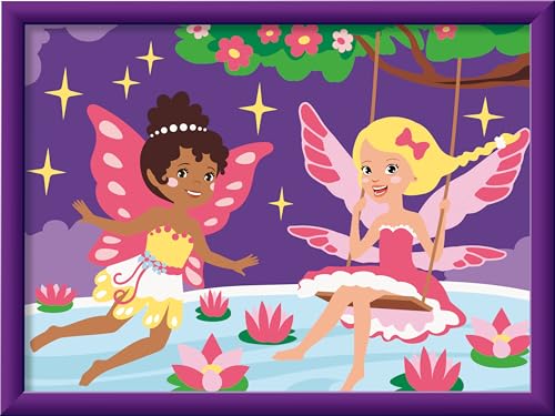 Ravensburger CreArt 23997 - Feen-Freundinnen - Malen nach Zahlen für Kinder ab 9 Jahre, Malset mit Rahmen, Pinsel und Acrylfarben, Geschenk für Mädchen und Jungen Ravensburger CreArt 23997 - Feen-Freundinnen - Malen nach Zahlen für Kinder ab 9 Jahre, Malset mit Rahmen, Pinsel und Acrylfarben, Geschenk für Mädchen und Jungen von Ravensburger