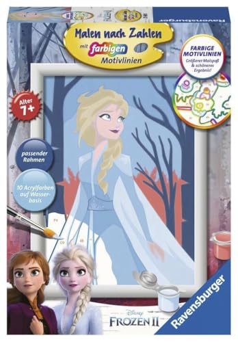 Ravensburger CreArt 27698 - ELSA - Malen nach Zahlen Disney Frozen für Kinder ab 7 Jahre, Frozen Geschenke Ravensburger CreArt 27698 - ELSA - Malen nach Zahlen Disney Frozen für Kinder ab 7 Jahre, Frozen Geschenke von Ravensburger