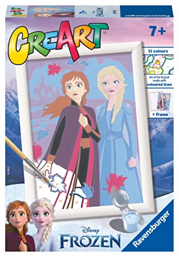 Ravensburger - Creart Serie E Die Eiskönigin: Sisters Forever | Malset für Kinder | Malen nach Zahlen enthält alles Notwendige | Spiele Kinder 7 Jahre oder älter | Creart 7 Jahre Ravensburger - Creart Serie E Die Eiskönigin: Sisters Forever | Malset für Kinder | Malen nach Zahlen enthält alles Notwendige | Spiele Kinder 7 Jahre oder älter | Creart 7 Jahre von Ravensburger