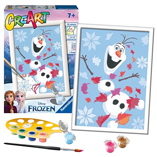 Ravensburger - CreArt E-Serie, Frozen, Cheerful Olaf, Malen nach Zahlen, Malset für Kinder, Rahmen inklusive, Lernspiel, Geschenkidee für Jungen und Mädchen 7+ Jahre, 18 x 13 cm Ravensburger - CreArt E-Serie, Frozen, Cheerful Olaf, Malen nach Zahlen, Malset für Kinder, Rahmen inklusive, Lernspiel, Geschenkidee für Jungen und Mädchen 7+ Jahre, 18 x 13 cm von Ravensburger