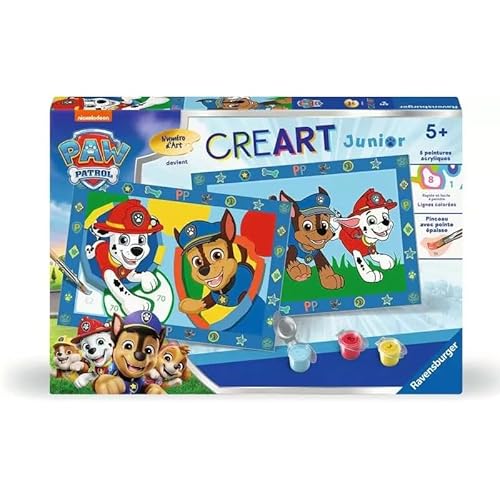 Ravensburger CreArt Junior - Kunstnummer - Paw Patrol - Malen nach Zahlen - ab 5 Jahren - 25778 Ravensburger CreArt Junior - Kunstnummer - Paw Patrol - Malen nach Zahlen - ab 5 Jahren - 25778 von Ravensburger