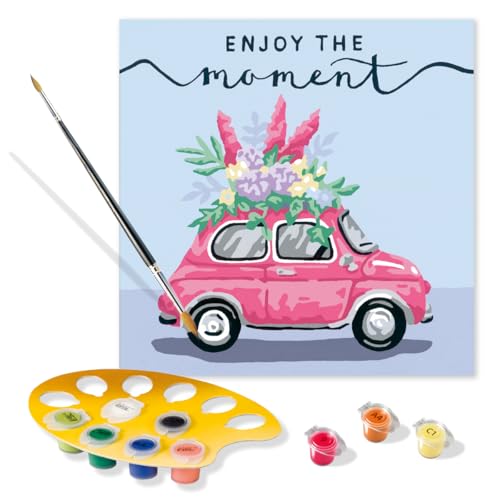 Ravensburger CreArt 20116 - Enjoy The Moment - Malen nach Zahlen Erwachsene, DIY Malset mit Pinsel und Acrylfarben, Geschenk für Frauen und Männer, Malen für Erwachsene von Ravensburger