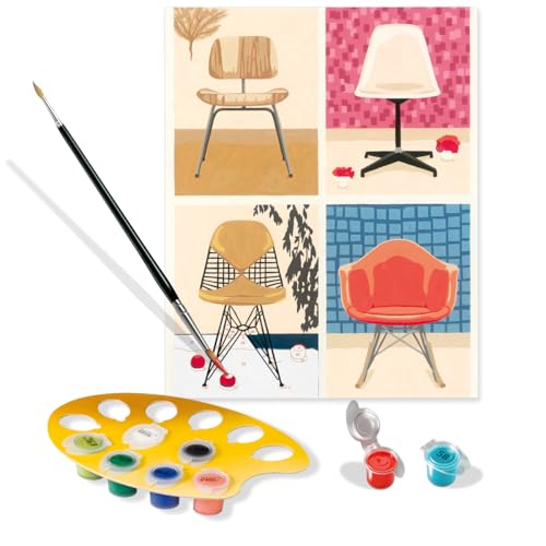 Ravensburger CreArt - Malen nach Zahlen 20153 - EAMES: Take a Seat - ab 12 Jahren von Ravensburger