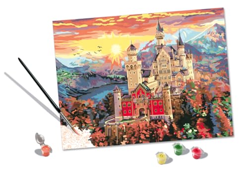 Ravensburger CreArt 20278 - Märchenhaftes Schloss - Malen nach Zahlen Erwachsene, DIY Malset mit Pinsel und Acrylfarben, Geschenk für Frauen und Männer, Malen für Erwachsene Ravensburger CreArt 20278 - Märchenhaftes Schloss - Malen nach Zahlen Erwachsene, DIY Malset mit Pinsel und Acrylfarben, Geschenk für Frauen und Männer, Malen für Erwachsene von Ravensburger