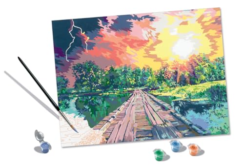 Ravensburger CreArt 20279 - Magisches Licht - Malen nach Zahlen Erwachsene, DIY Malset mit Pinsel und Acrylfarben, Geschenk für Frauen und Männer, Malen für Erwachsene Ravensburger CreArt 20279 - Magisches Licht - Malen nach Zahlen Erwachsene, DIY Malset mit Pinsel und Acrylfarben, Geschenk für Frauen und Männer, Malen für Erwachsene von Ravensburger