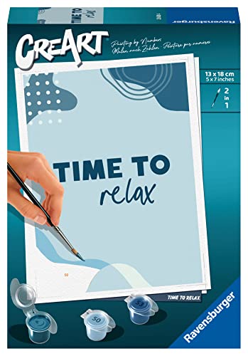 Ravensburger CreArt - Malen nach Zahlen 23608 - Time to relax - ab 12 Jahren von Ravensburger