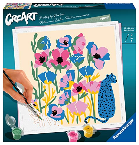 Ravensburger CreArt - Malen nach Zahlen 23667 - Poppy - ab 12 Jahren von Ravensburger