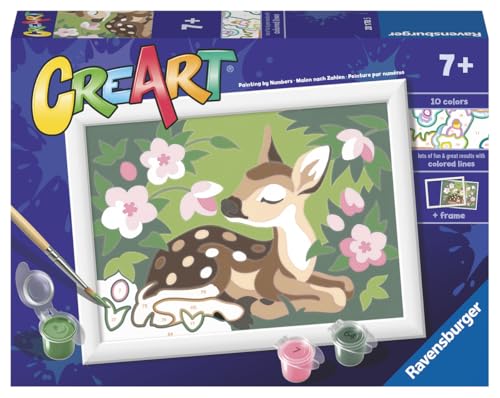 Ravensburger CreArt Malen-nach-Zahlen-Set mit Blumenmotiv für Kinder und Erwachsene ab 7 Jahren – Kinder-Bastelset Ravensburger CreArt Malen-nach-Zahlen-Set mit Blumenmotiv für Kinder und Erwachsene ab 7 Jahren – Kinder-Bastelset von Ravensburger