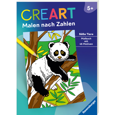 Ravensburger CreArt Malen nach Zahlen ab 5: Süße Tiere von Ravensburger