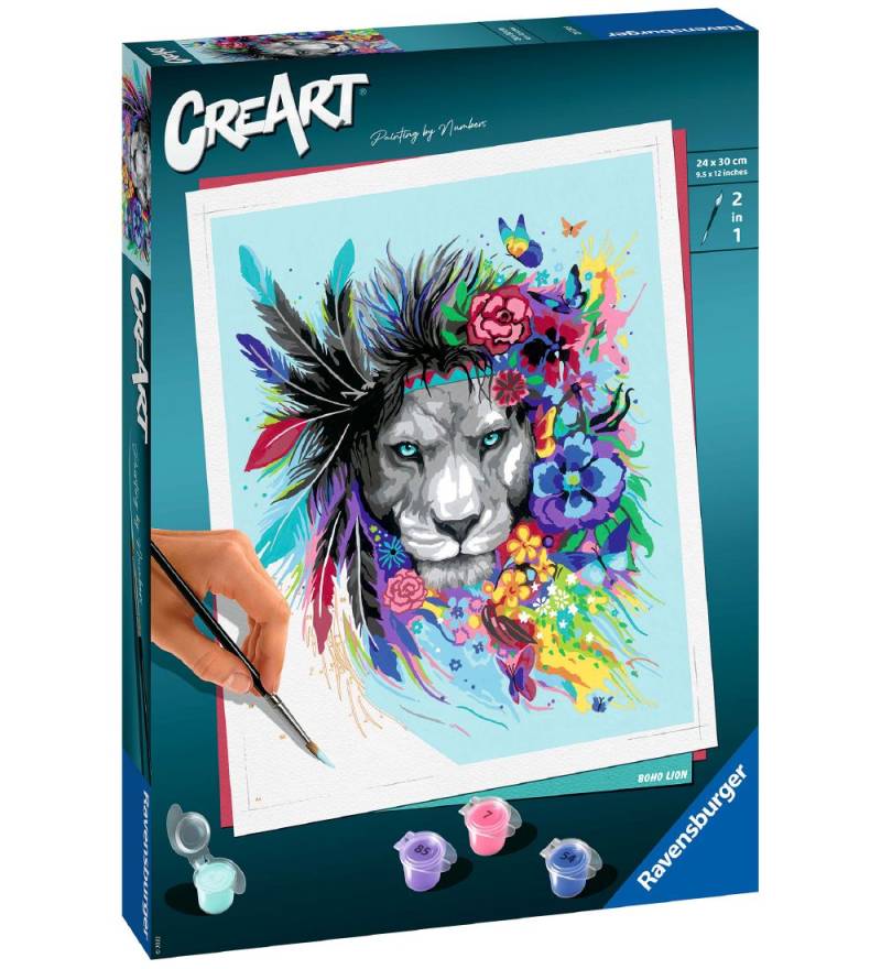 Ravensburger CreArt Malset - Boho Lion - Ravensburger - One Size - Kreatives Spielset Ravensburger CreArt Malset - Boho Lion - Ravensburger - One Size - Kreatives Spielset von Ravensburger