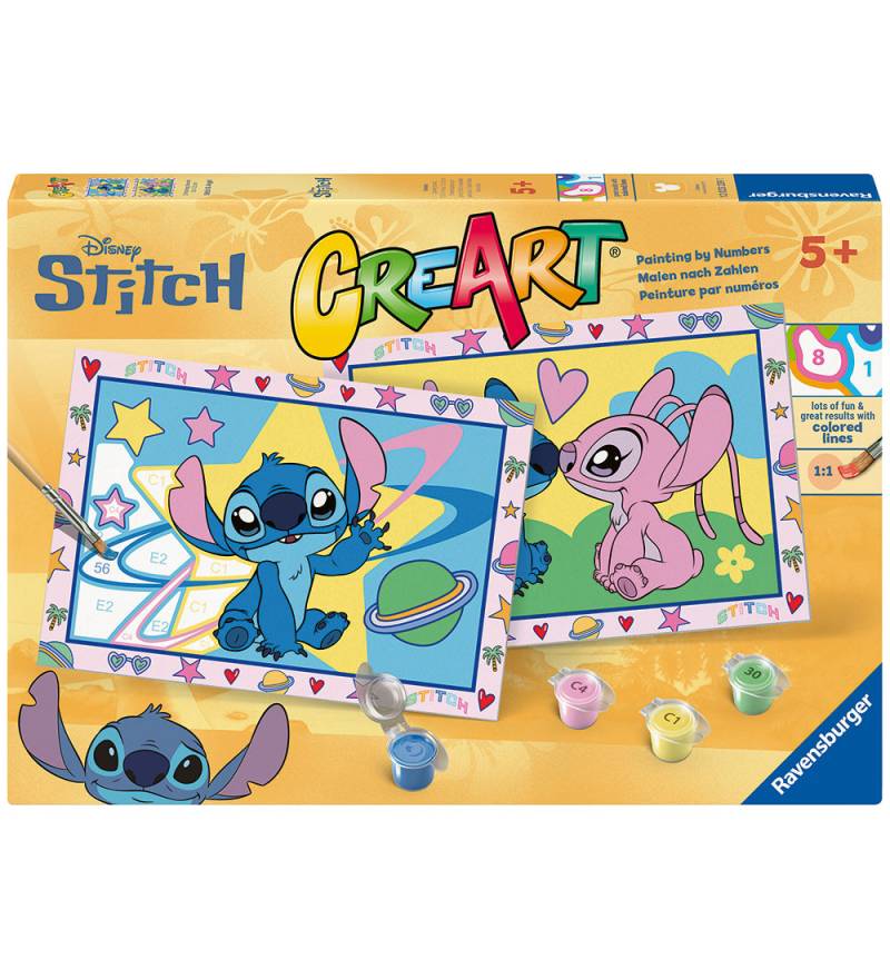 Ravensburger CreArt Malset - Farbe Stadt Zahlen - Stitch & Angel - Ravensburger - One Size - Kreatives Spielset Ravensburger CreArt Malset - Farbe Stadt Zahlen - Stitch & Angel - Ravensburger - One Size - Kreatives Spielset von Ravensburger