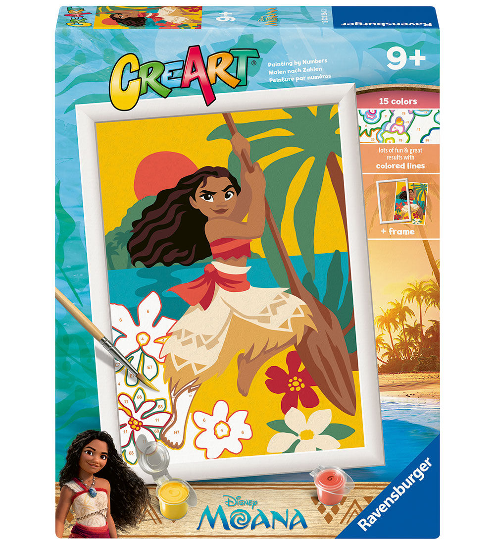 Ravensburger CreArt Malset - Malen Stadt Zahlen - Vaiana's Adv - Ravensburger - One Size - Kreatives Spielset Ravensburger CreArt Malset - Malen Stadt Zahlen - Vaiana's Adv - Ravensburger - One Size - Kreatives Spielset von Ravensburger
