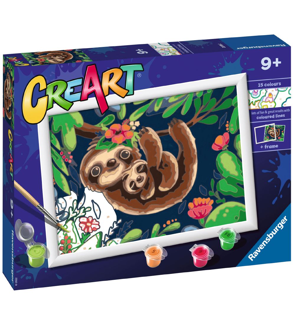 Ravensburger CreArt Malset - Sweet Sloths - Ravensburger - One Size - Kreatives Spielset von Ravensburger