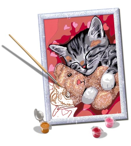 Ravensburger CreArt Serie D Classic Kätzchen und sein Bär von Ravensburger