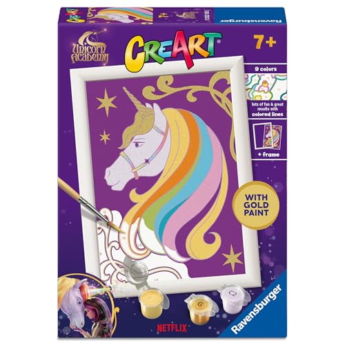 Ravensburger - CreArt Serie E: Sterneneinhorn, Malen nach Zahlen, Malset für Kinder, inklusive Rahmen, pädagogisches und kreatives Spiel, Geschenkidee für Kinder ab 7 Jahren, 13 x 18 cm Ravensburger - CreArt Serie E: Sterneneinhorn, Malen nach Zahlen, Malset für Kinder, inklusive Rahmen, pädagogisches und kreatives Spiel, Geschenkidee für Kinder ab 7 Jahren, 13 x 18 cm von Ravensburger