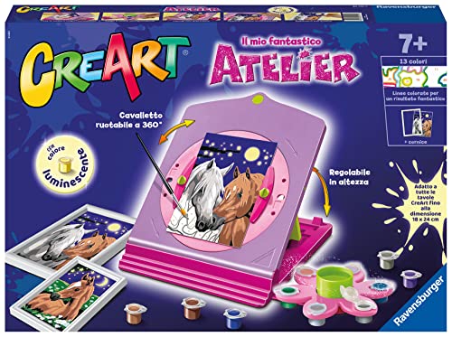 Ravensburger Creart Atelier Cavalli - Malen nach Zahlen - Komplettset - Kompatibel mit der Creart Linie Ravensburger Creart Atelier Cavalli - Malen nach Zahlen - Komplettset - Kompatibel mit der Creart Linie von Ravensburger