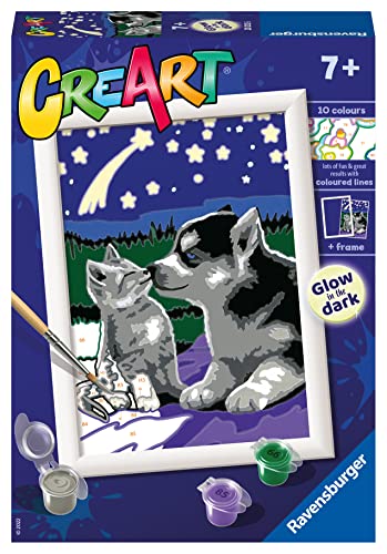 Ravensburger - Creart Serie Und Freunde Für Immer | Malset Kinder | Malen Nach Zahlen Enthält Alles Notwendige | Spiele Kinder 7 Jahre Oder älter | Creart 7 Jahre von Ravensburger