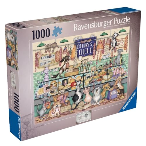 Ravensburger Dapper Dogs No.1 Digby's Deli Puzzle für Erwachsene und Kinder, ab 12 Jahren, 1000 Teile Ravensburger Dapper Dogs No.1 Digby's Deli Puzzle für Erwachsene und Kinder, ab 12 Jahren, 1000 Teile von Ravensburger