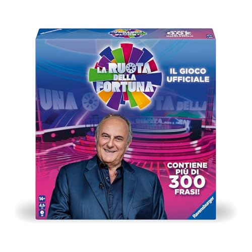 Ravensburger - Das Glücksrad, offizielles Spiel Gerry Scotti, Brettspiele für die ganze Familie, +3 Spieler, +14 Jahre, Gesellschaftsspiel für Freunde, italienische Ausgabe Ravensburger - Das Glücksrad, offizielles Spiel Gerry Scotti, Brettspiele für die ganze Familie, +3 Spieler, +14 Jahre, Gesellschaftsspiel für Freunde, italienische Ausgabe von Ravensburger