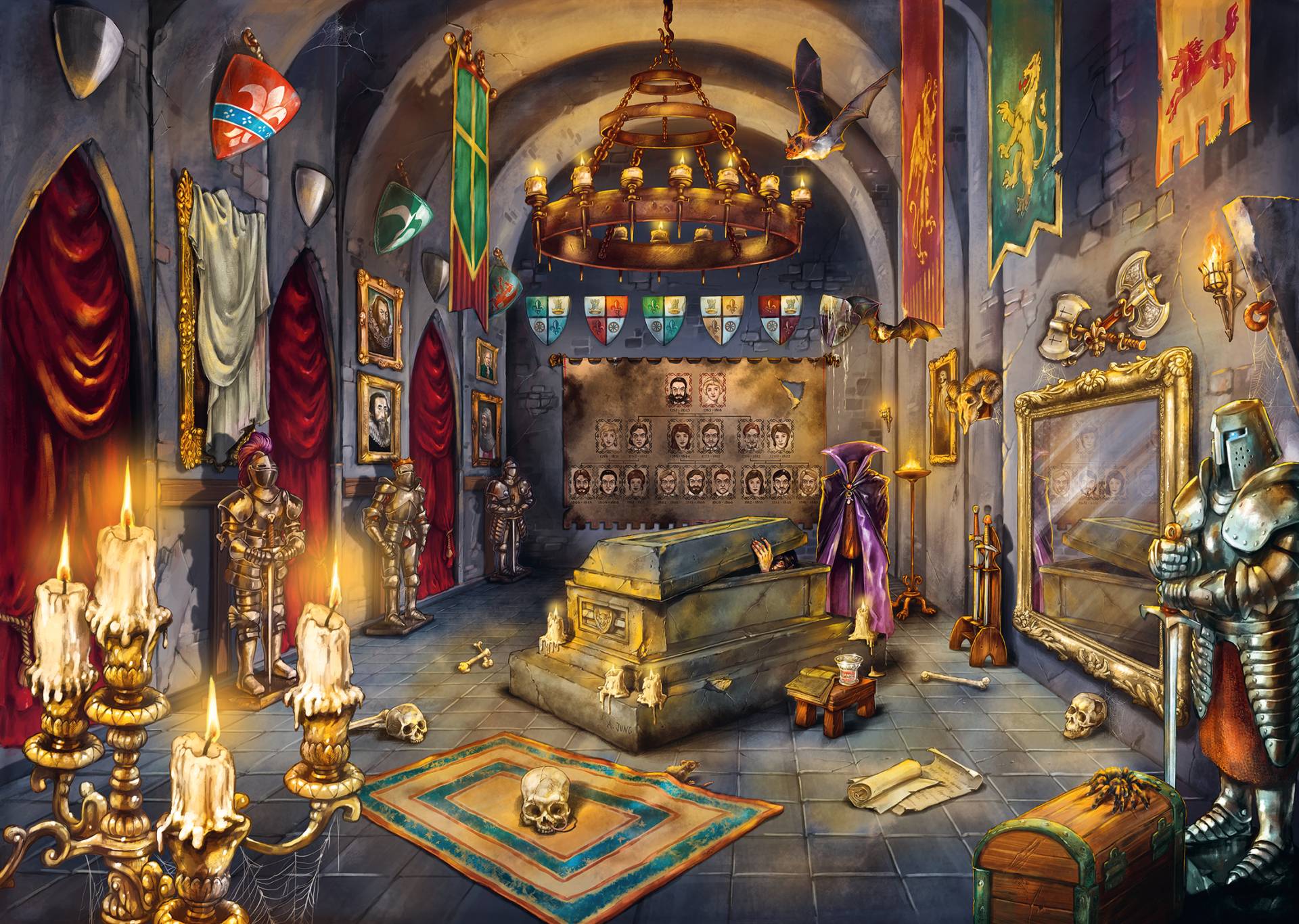 Ravensburger Das Schloss des Vampirs 1000 Teile Puzzle Ravensburger-00787 Ravensburger Das Schloss des Vampirs 1000 Teile Puzzle Ravensburger-00787 von Ravensburger