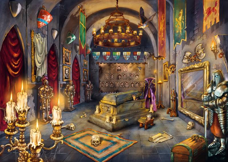 Ravensburger Das Schloss des Vampirs 1000 Teile Puzzle Ravensburger-00787 Ravensburger Das Schloss des Vampirs 1000 Teile Puzzle Ravensburger-00787 von Ravensburger