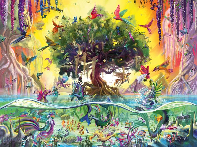 Ravensburger Das See-Einhorn und seine Freunde 1500 Teile Puzzle Ravensburger-00798 von Ravensburger