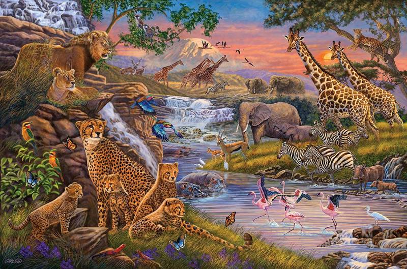 Ravensburger Das Tierreich 3000 Teile Puzzle Ravensburger-16465 von Ravensburger