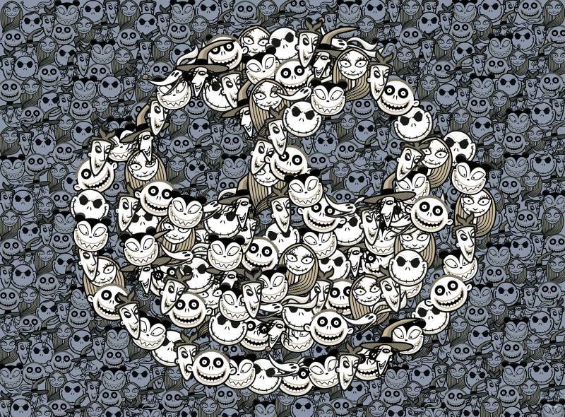 Ravensburger Der Albtraum vor Weihnachten - Puzzle-Herausforderung 500 Teile Puzzle Ravensburger-01501 von Ravensburger