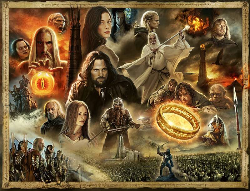 Ravensburger Der Herr der Ringe 2000 Teile Puzzle Ravensburger-17294 von Ravensburger