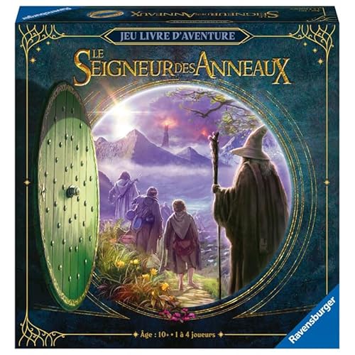 Ravensburger - Der Herr der Ringe – Abenteuerbuch – kooperatives Brettspiel – 1 bis 4 Spieler ab 10 Jahren – 30 Minuten pro Kapitel (8 Kapitel) – französische Version von Ravensburger