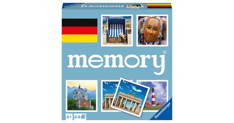 Ravensburger Deutschland memory® - 20883 - der Spieleklassiker quer durch Deutschland, Merkspiel 2-8 Spieler ab 6 Jahren  Kinder von Ravensburger
