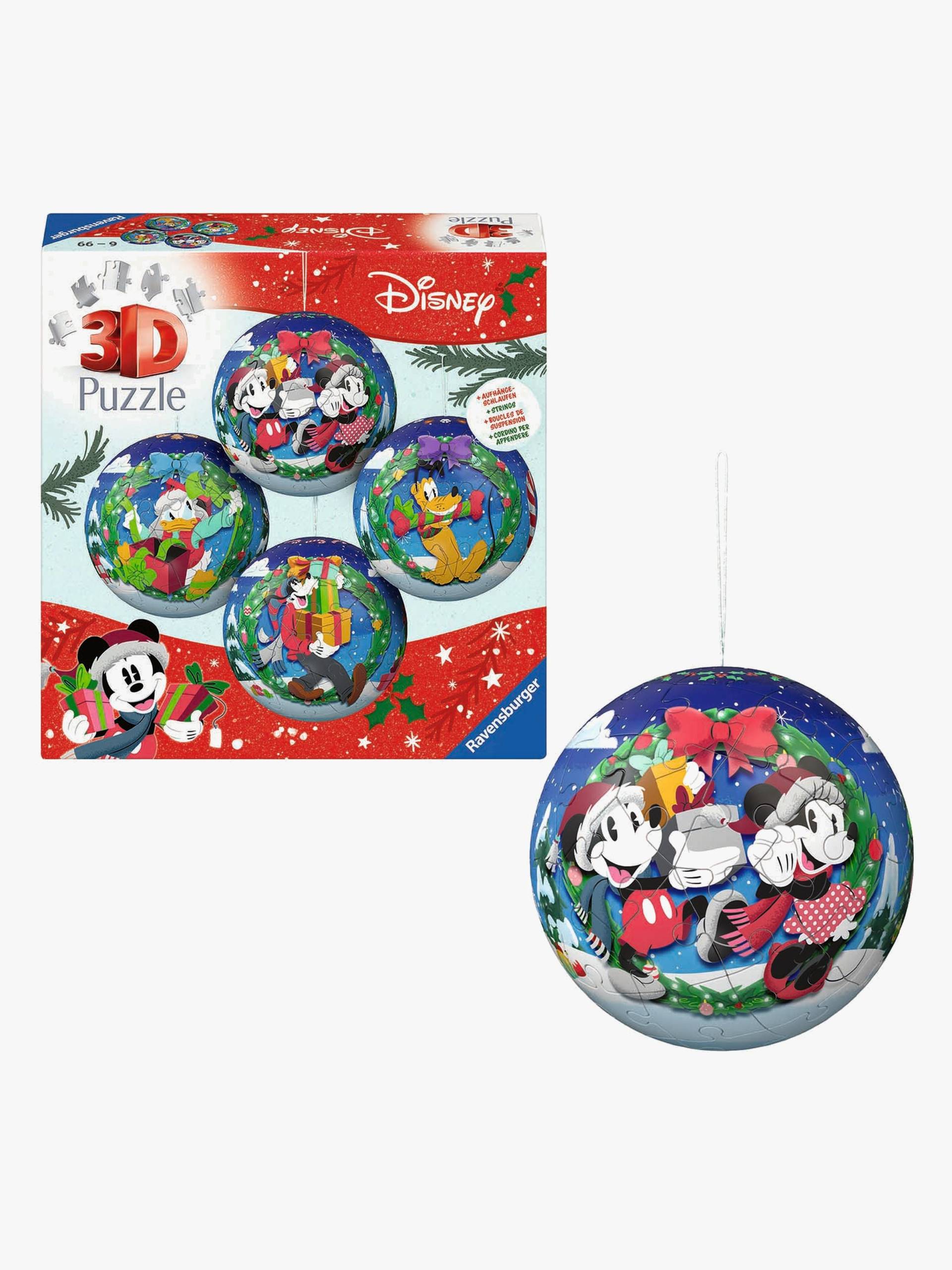 Ravensburger Disney 3D-Puzzle Weihnachtskugeln, 4er-Pack Ravensburger Disney 3D-Puzzle Weihnachtskugeln, 4er-Pack von Ravensburger