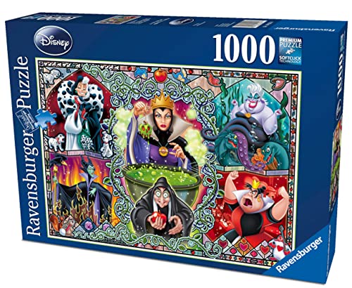 Ravensburger Puzzle 19252 - Weibliche Bösewichte - 1000 Teile Disney Puzzle für Erwachsene und Kinder ab 14 Jahren von Ravensburger