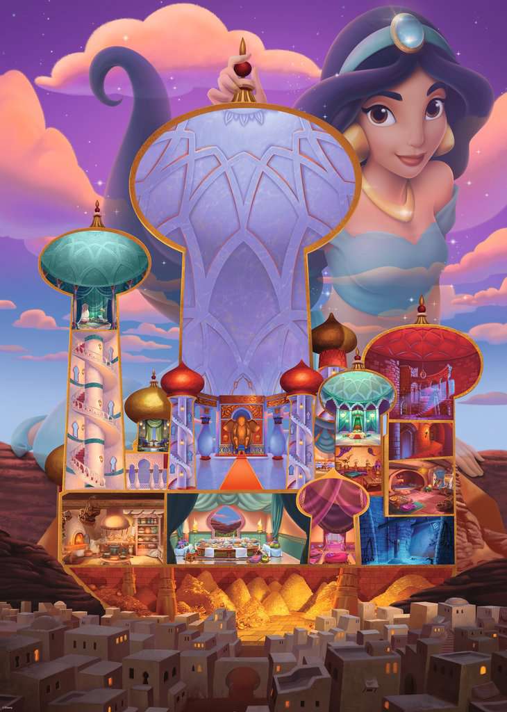 Ravensburger Disney Castles Jasmine 1000 Teile Puzzle Ravensburger-00258 Ravensburger Disney Castles Jasmine 1000 Teile Puzzle Ravensburger-00258 von Ravensburger