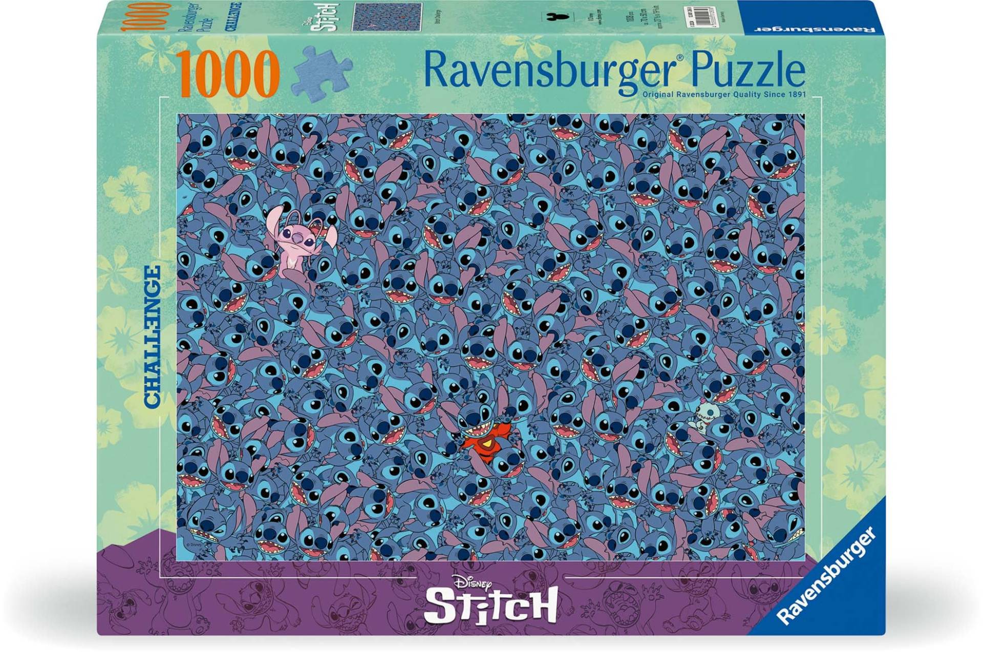 Ravensburger Disney Challenge Stitch Puzzle 1000 Teile Ravensburger Disney Challenge Stitch Puzzle 1000 Teile von Ravensburger