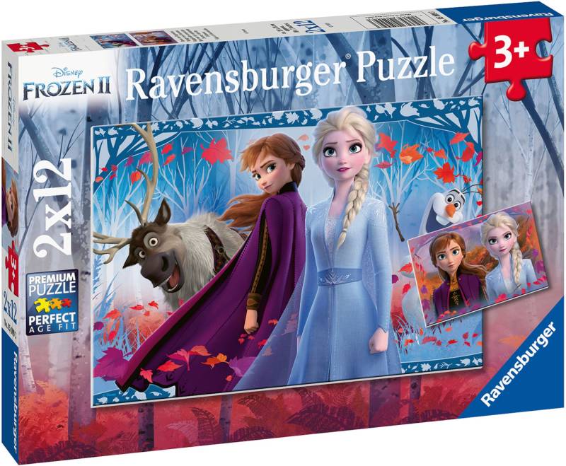 Ravensburger Disney Die Eiskönigin Puzzle 2x12 Teile von Ravensburger