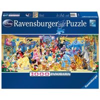Puzzle Ravensburger Disney Gruppenfoto Panorama 1000 Teile von Ravensburger
